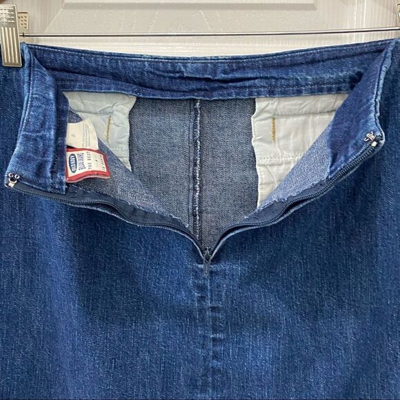 Vintage Old Navy Mini Jean Denim Skirt Y2K 2000s Hipster - Picture 7 of 9